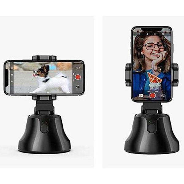 Suport rotativ telefon, Robot cameraman Bluetooth cu recunoastere faciala si rotire 360 grade Imagine secundară a produsului