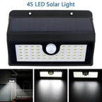 Lampă solara 45 LED cu senzor de miscare si lumina