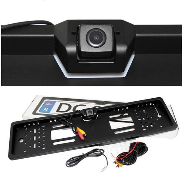 Suport pentru numar auto cu camera video marsarier incorporata Imagine secundară a produsului