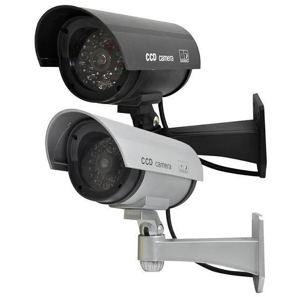 Set 2 camere false de supraveghere cu aspect profesional Imagine principală a produsului