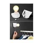 Set 8 mini-becuri reglabile cu LED fara fir cu Întrerupător Handy Bulb