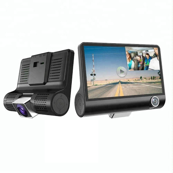 Camera auto dubla fata si interior, cu ecran 4" cu touch, Full-HD 1080p Imagine secundară a produsului