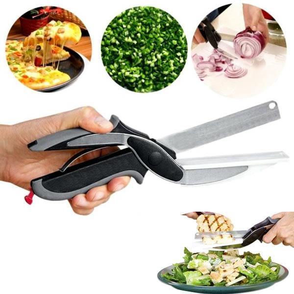 Foarfeca de Bucătărie 2 in 1 pentru legume sau verdeata