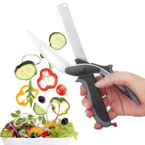 Foarfeca de Bucătărie 2 in 1 pentru legume sau verdeata Imagine secundară a produsului