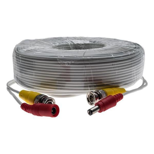 Cablu CCTV, semnal video + alimentare 12V, cu conectori, BNC cable Imagine secundară a produsului
