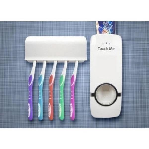 Dozator pasta de dinti prevazut cu suport pentru 5 periute Imagine secundară a produsului