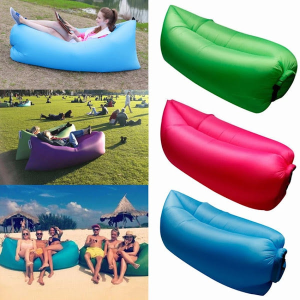 Set 3 x Saltea gonflabila Lazy Bag AIR SOFA umflare cu aer Imagine principală a produsului