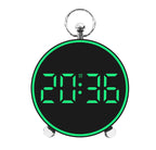 Ceas desteptator digital LED 4, 4" cu afisaj color, comanda vocala si alarme personalizabile - trezeste ecranul